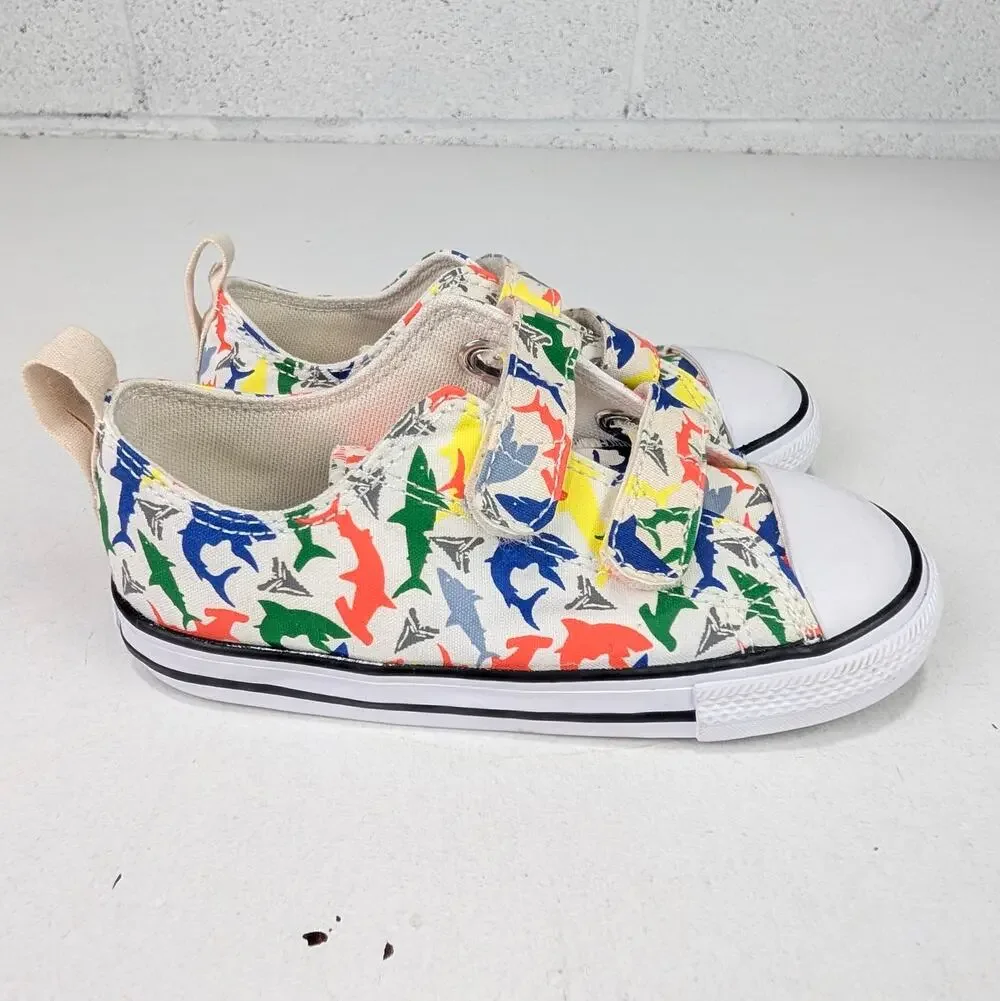 Converse Youth 10 Shark Sneakers - Multicolor